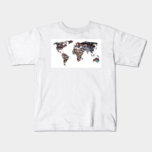 Gobal refuse, conceptual image (C003/6213) Kids T-Shirt